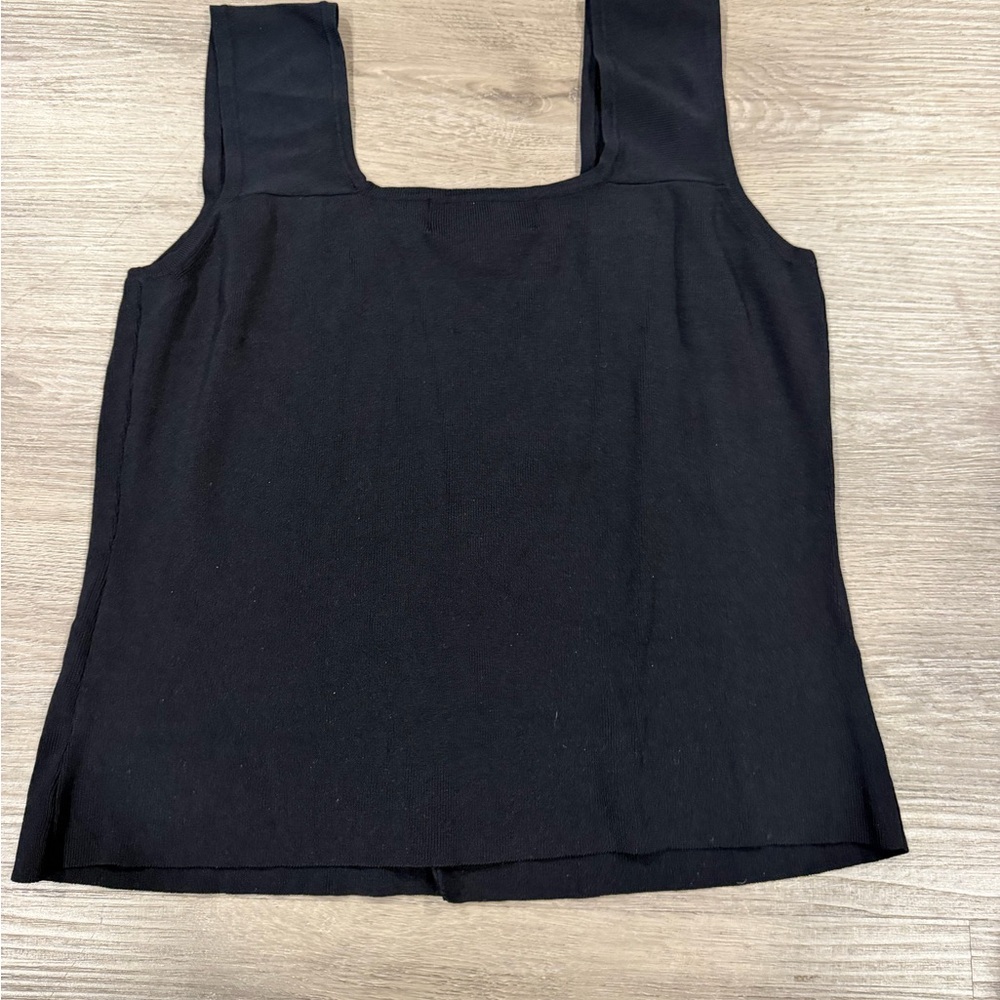 Joseph A Black Button-Down Blouse - image 3